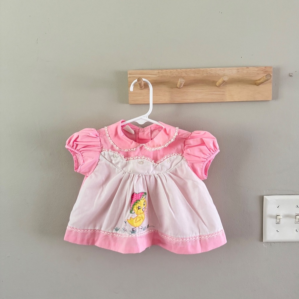 Vtg. Cradle togs duck dress